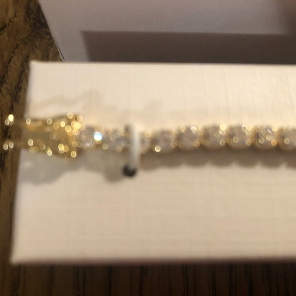 Nicola Paris Cubic Zirconia Fine Silver Plated bracelet - Picture 5 of 7